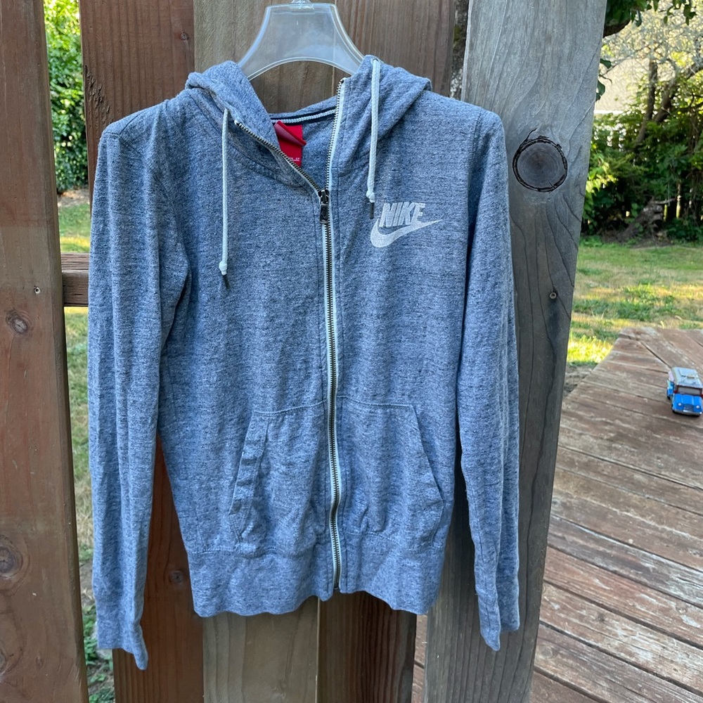 NIKE Zip Up Gray